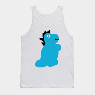 Cute little Dinosaur Birthday Folded Greeting Card Tank Top